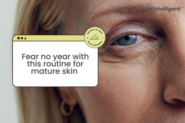Skincare routine for mature skin