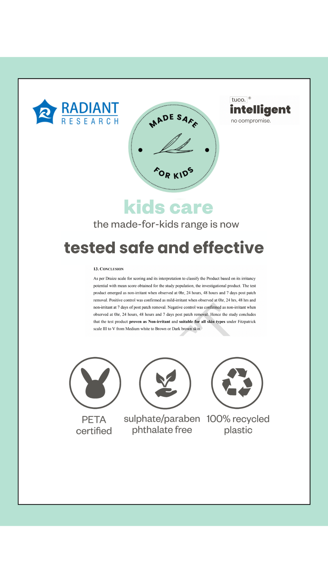 Tuco Intelligent Kids Dry Skin Magic Souffle - Moisturizing Cream with Neem Oil, Calendula Oil, and Turmeric Oil - 100ml - Effective for Skin Rash and Dry Skin - Gentle and Nourishing Formula for Kids - Dermatologically Tested and Safe for Delicate Skin