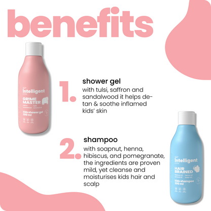 Top to Toe Care : Body Wash 100ml + Shampoo 100 ml