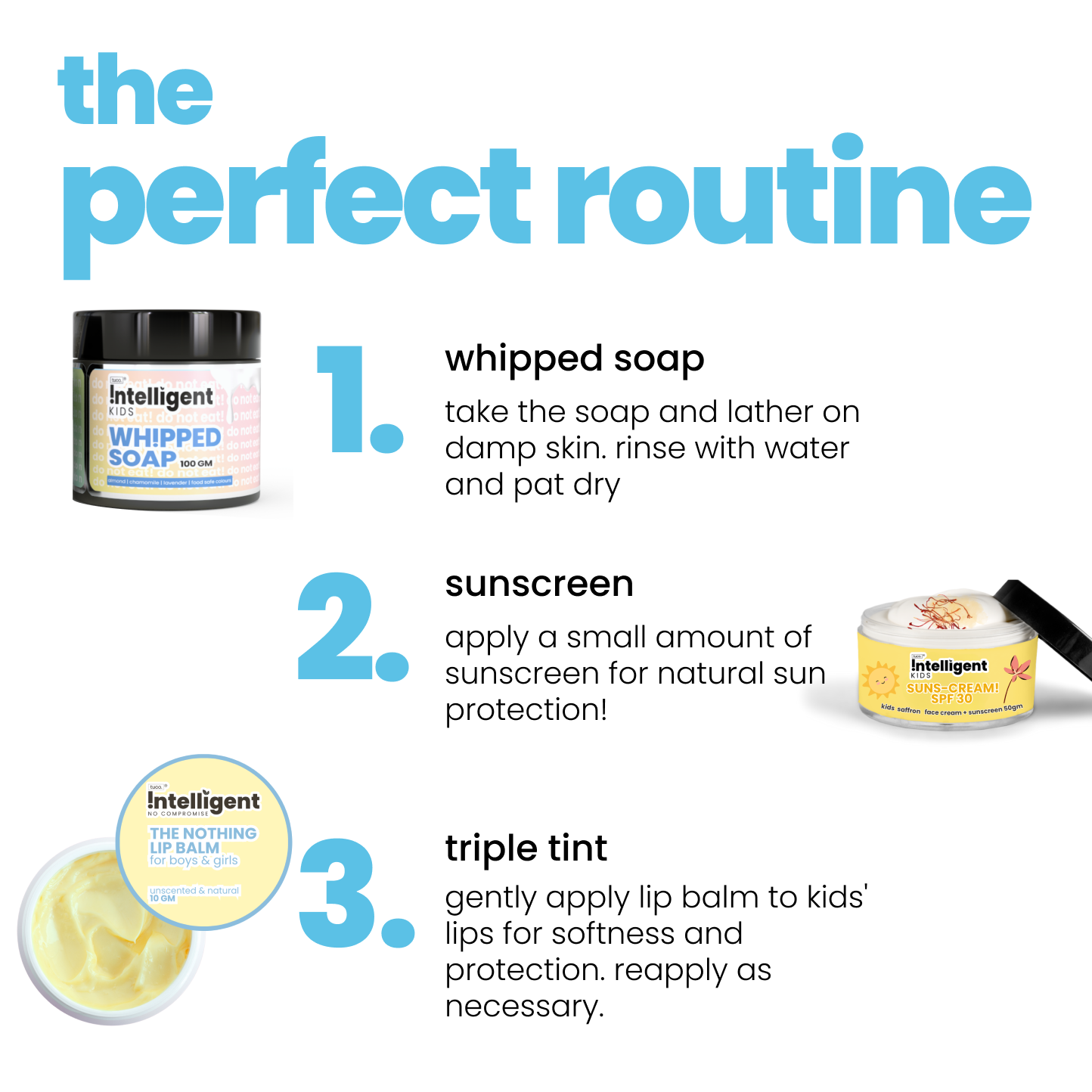 Adventure Must Haves Gift Pack : Whipped Soap 100g + Sunscreen 50g + Nothing Lip Balm 10g