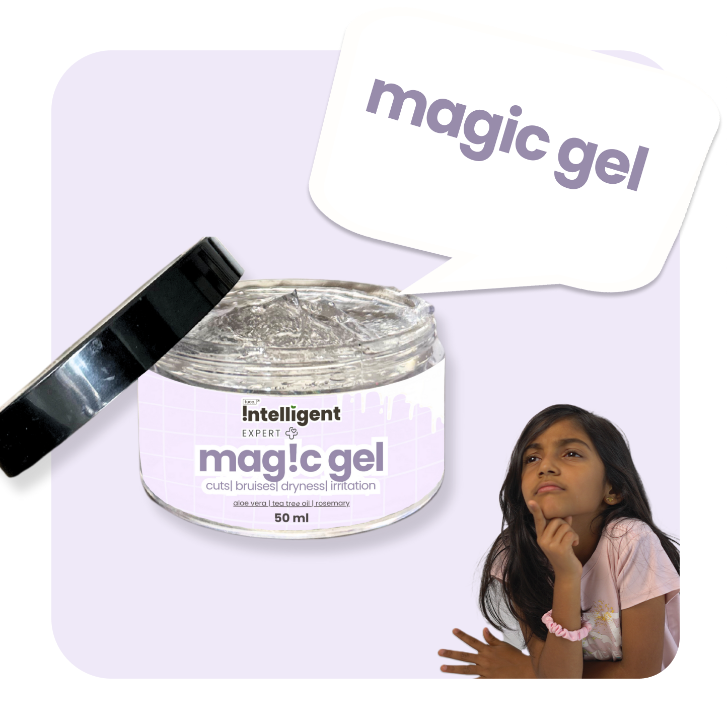 Introducing Magic Gel – the ultimate solution for instant relief and long-lasting comfort. This cooling gel is perfect for soothing skin irritations, calming insect bites, and relieving minor burns or sunburns. Infused with natural ingredients, Magic Gel works quickly to hydrate and heal, making it a must-have for your first aid kit or travel bag. Ideal for all skin types, it absorbs quickly, leaving no residue. Whether at home or on the go, trust Magic Gel to protect and care for your skin.