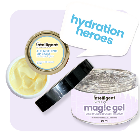 Hydration Heroes: Magic Gel 50ml + Nothing Lip Balm 10g