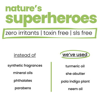 The Tuco Intelligent Skin Rash Combo offers powerful relief for sensitive, rash-prone skin with natural ingredients like Neem, Calendula, and Saffron. This duo hydrates, soothes irritation, and protects against dryness, leaving kids' skin soft and healthy.