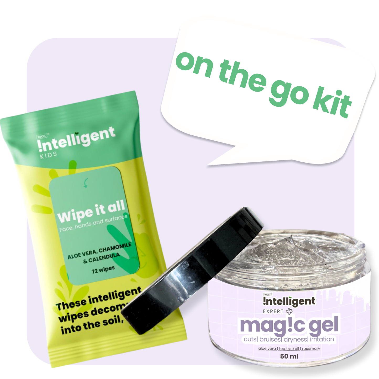 On The Go Kit: Wipe it all + Magic Gel