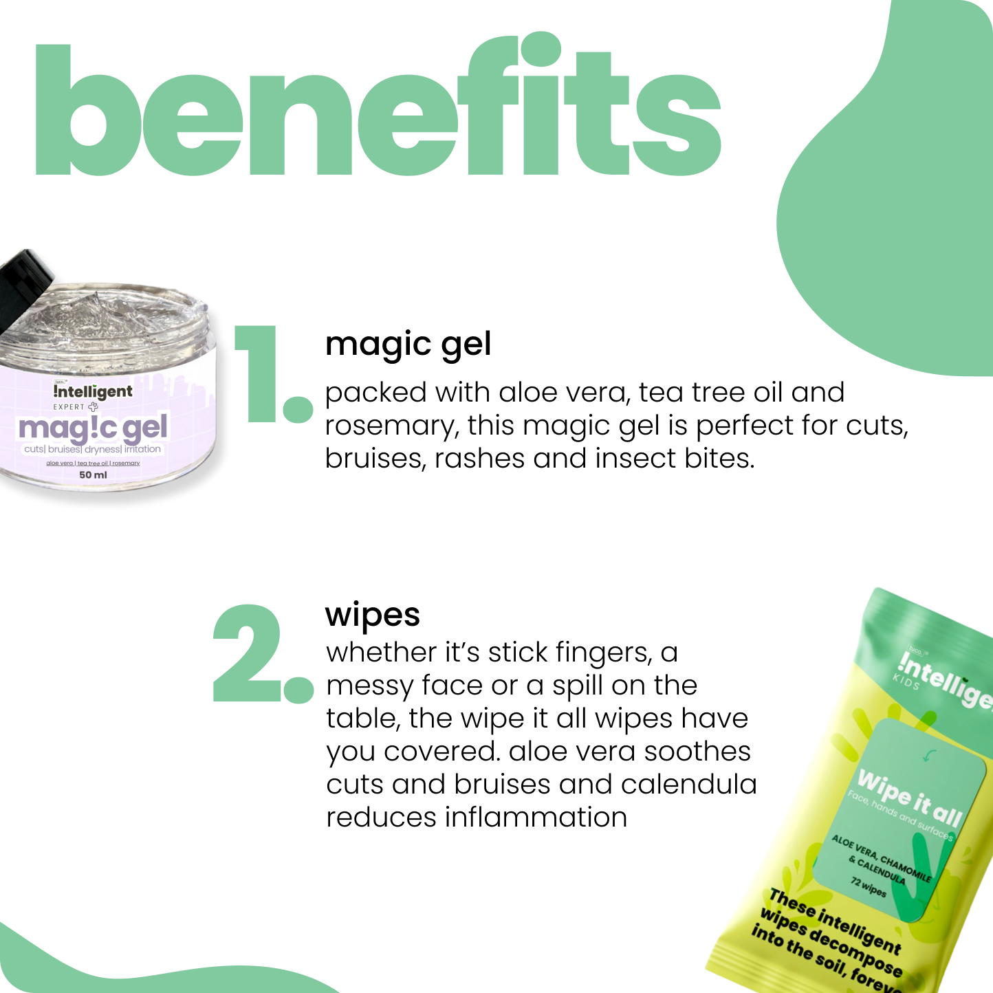 On The Go Kit: Wipe it all + Magic Gel