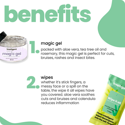 On The Go Kit: Wipe it all + Magic Gel