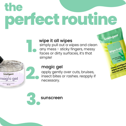 On The Go Kit: Wipe it all + Magic Gel