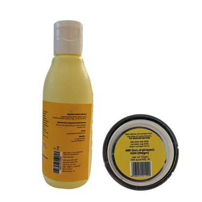 Dull Skin Facewash 100ml + Saffron Sunscreen 50g - special price