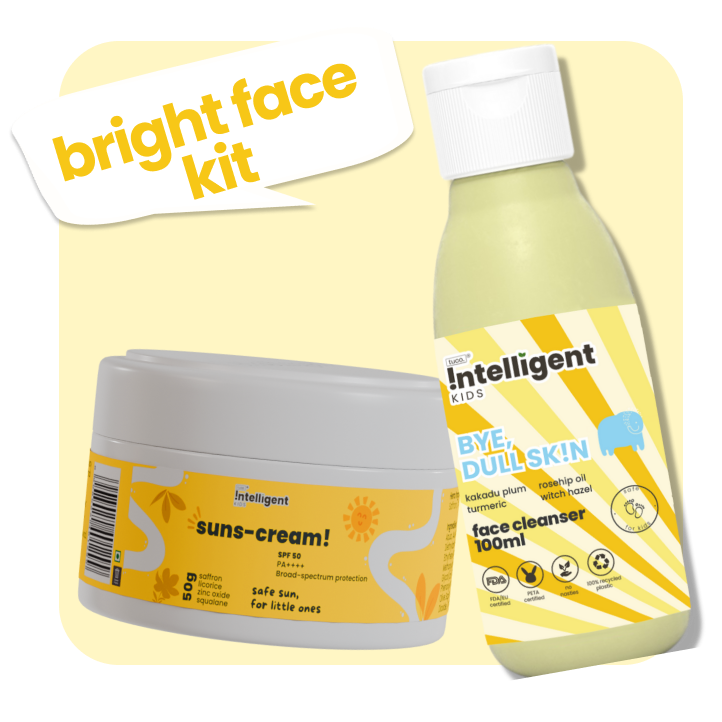 The Tuco Kids Bright Skin Kit is perfect for kids aged 3-15, offering a gentle skincare routine to brighten, hydrate, and detan delicate skin. Includes a Dull Skin Face Wash for gentle cleansing and a Face Cream + Sunscreen SPF 50 for protection and hydration. Safe, natural, and designed to keep your child's skin fresh, healthy, and glowing!







