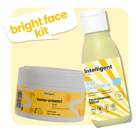 Bright Face Kit : Facewash + Sunscreen