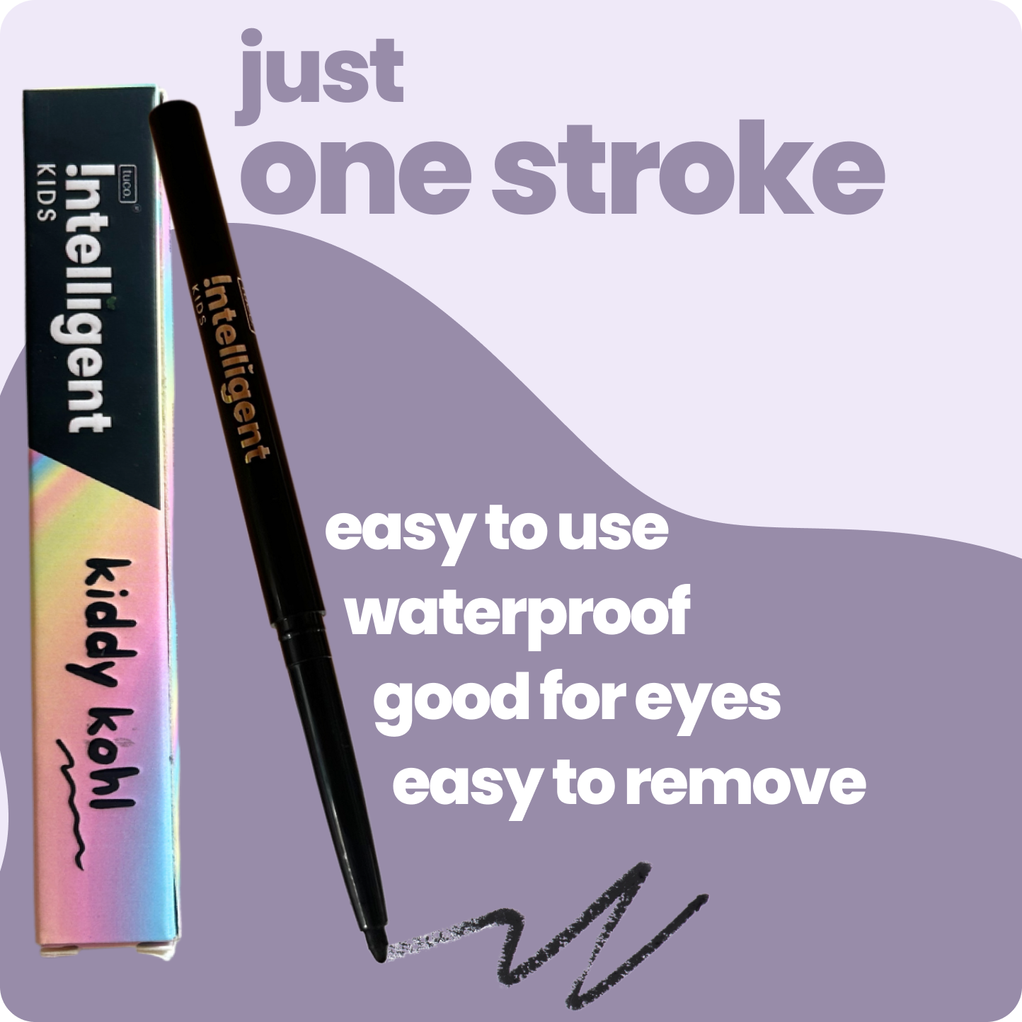 The perfect choice for moms seeking a safe, non-toxic eyeliner for kids aged 3+! Infused with&nbsp;Castor Oil to nourish lashes, Carbon Black for bold pigment, and Beeswax for a smooth glide, it’s gentle on sensitive eyes, delicate skin, and easy to use! Why Moms Love It: Finally, a kajal that’s free from harsh chemicals yet delivers long-lasting color and definition. Safe, effective, and worry-free for your little ones.