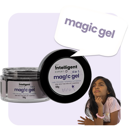 Tired of juggling multiple products for your child? Meet TuCo Kids Magic Gel, a 4-in-1 multi-purpose skincare essential for kids aged 3+. Enriched with Aloe Vera, Rosemary, and Tea Tree Oil, it soothes dry skin, heals minor cuts, and relieves insect bites. Free from SLS, parabens, and phthalates, this PETA Certified cruelty-free gel is compact, travel-friendly, and perfect for everyday use!