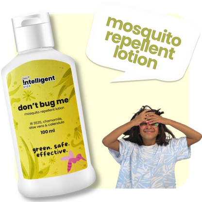 Meet Don’t Bug Me, the 2-in-1 mosquito repellent and skin-soothing lotion perfect for kids and expecting moms! Infused with Aloe Vera, Chamomile, and Calendula Oils, it nourishes, cools, and hydrates while offering long-lasting mosquito defense. Free from SLS, Parabens, and Phthalates, and made with EU-approved, kid-safe ingredients. Say goodbye to mosquito worries and hello to soft, protected skin!







