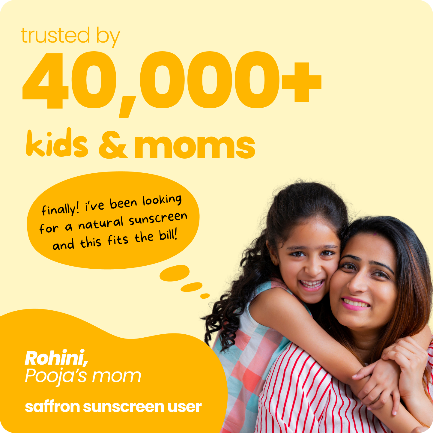 The sunscreen is chemical-free and safe for kids, offering protection against harmful UV rays while nourishing the skin. The saffron soothes, sandalwood cools, and cedarwood oil moisturizes, ensuring gentle care for delicate skin. Enjoy worry-free outdoor play with this skin-loving sunscreen.