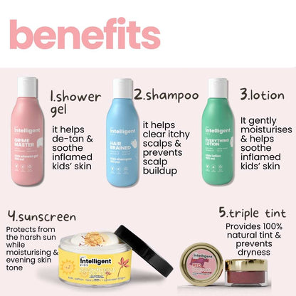 Lotion 100g + Shampoo 100g + Body Wash 100g + Tint 10g + Sunscreen 50g - Special Price