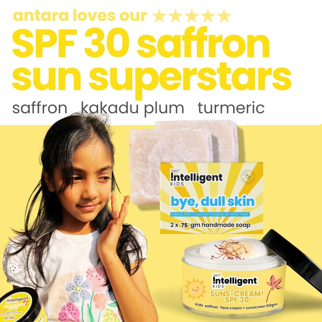 Dull Skin Soap 2*75g + Saffron Sunscreen 50g