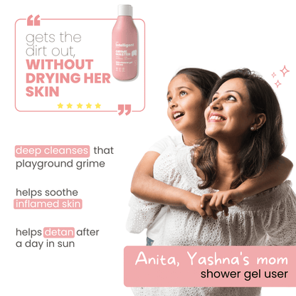 The shower gel is made with natural ingredients including saffron, sandalwood, and cedarwood oil, offering a gentle and nourishing cleanse. Free from harsh chemicals, this shower gel is safe for kids to use, leaving their skin clean, soft, and delicately scented. Perfect for daily use and suitable for children with sensitive skin.