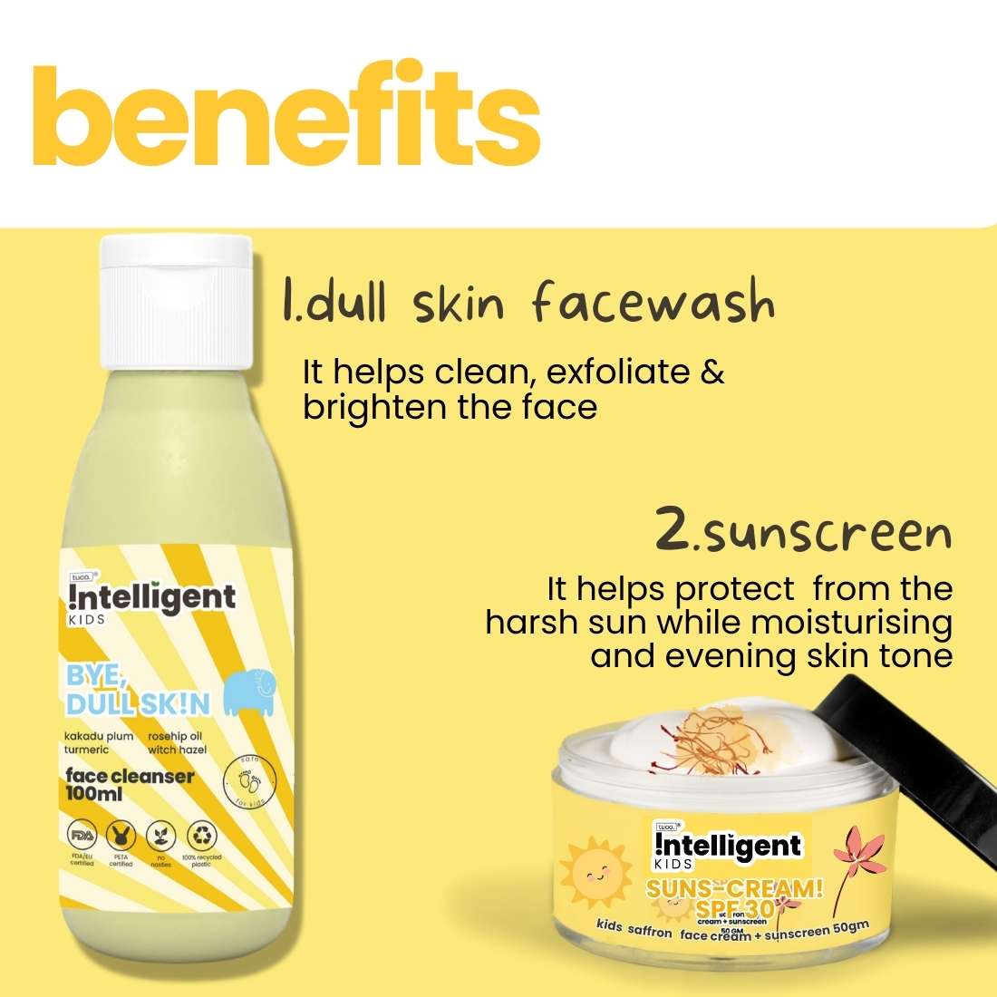 Facewash 100ml + Sunscreen 50g