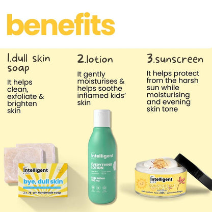 Dull Skin Soap 2x75g + Sunscreen 50g + FREE Summer Lotion 100ml