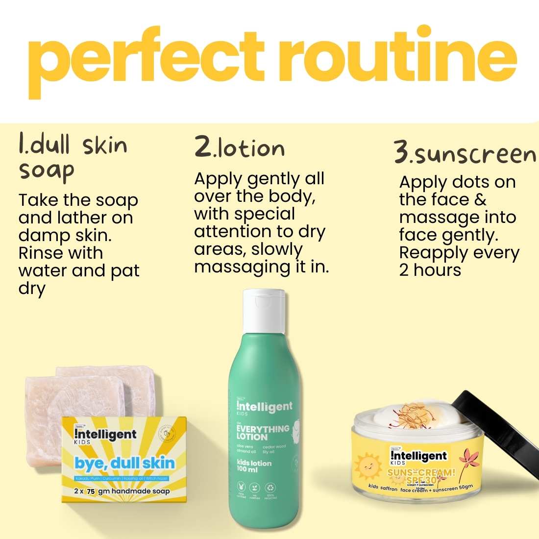 Dull Skin Soap 2*75g + Sunscreen 50g + Summer Lotion 100ml