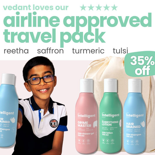 Airline Approved Travel Pack - Lotion 100ml + Shampoo 100ml + Shower gel 100ml