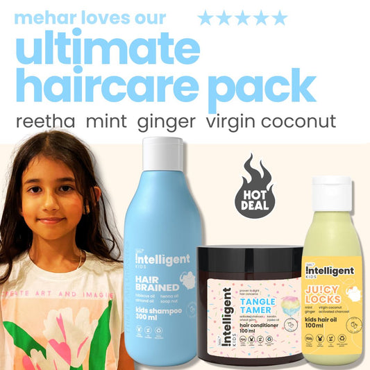 Shampoo 300g + Hair Oil 100g + Condtioner 100g - Save More !