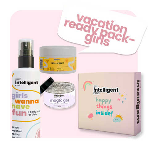 Vacation Ready Girls: Sunscreen (50g), Mist (50ml) and Magic Gel (50g)