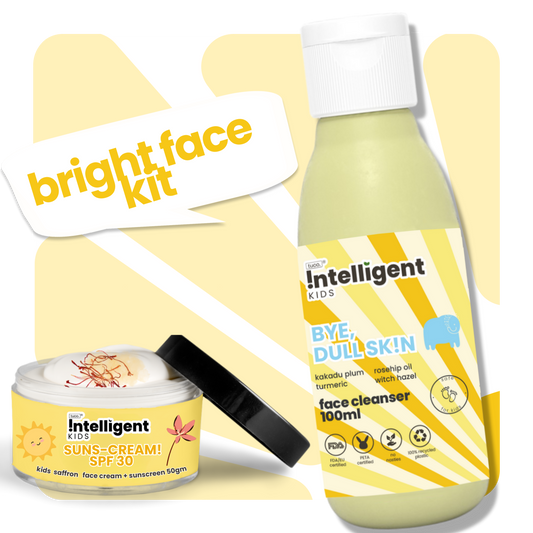 Bright Face Kit : Face Cleanser 100g + Saffron Sunscreen SPF 50g