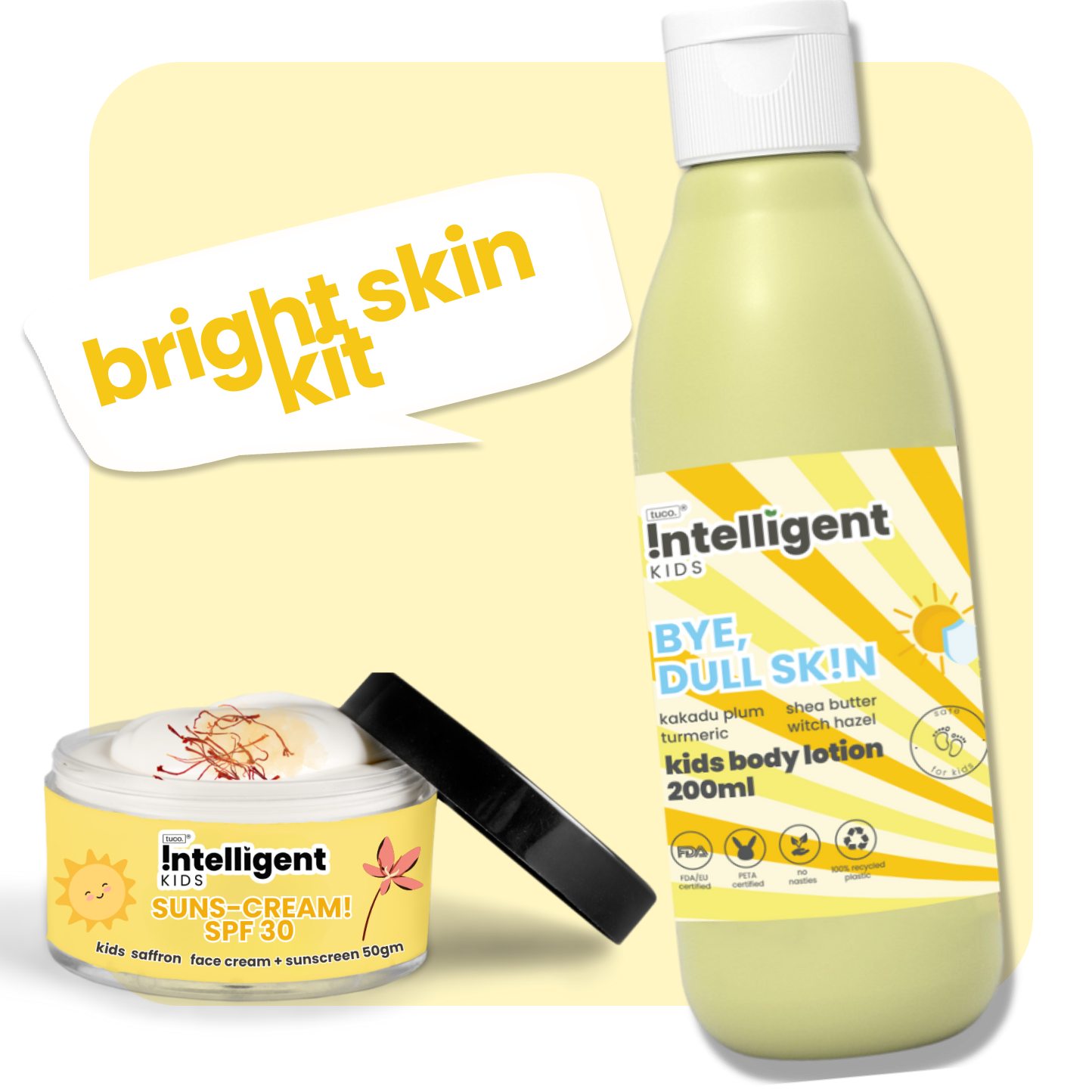 Bright Skin Kit : Lotion + Sunscreen - Special Offer!