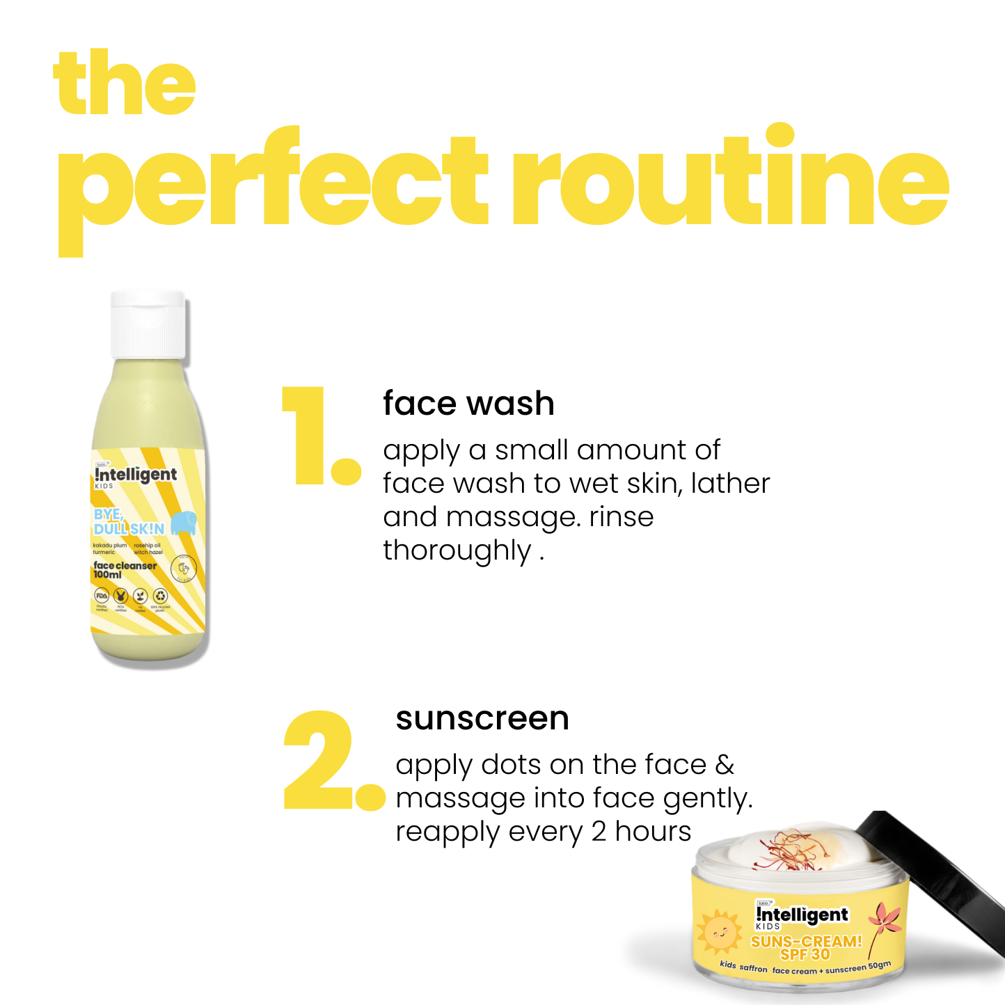 Bright Face Kit : Facewash + Sunscreen