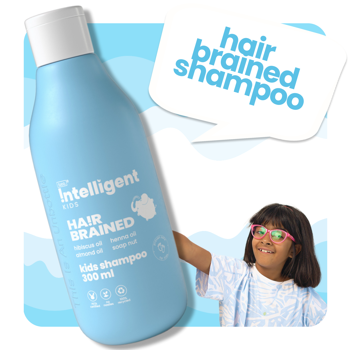 A gentle and nourishing shampoo specially formulated for kids. The shampoo is enriched with the natural goodness of hibiscus oil and almond oil, providing a mild and effective cleansing experience. The combination of these ingredients helps to promote healthy and shiny hair, while also being gentle on the delicate scalp of children.