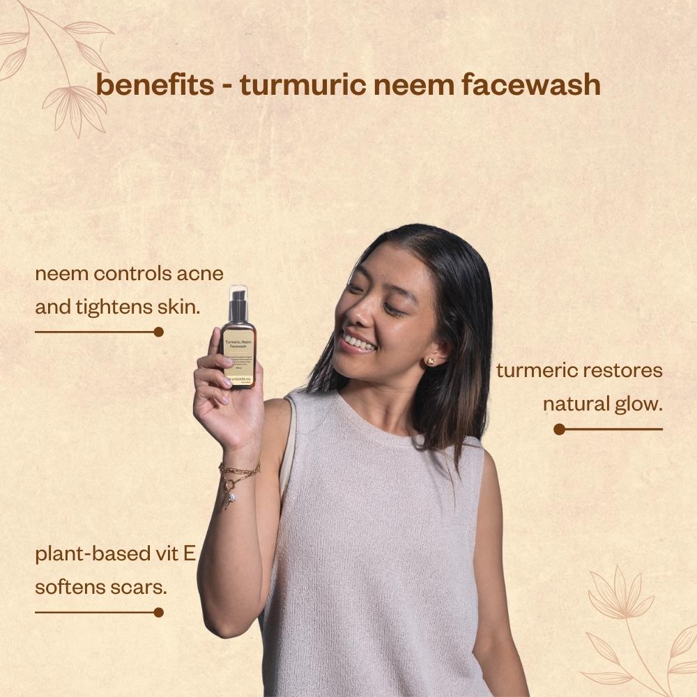Ayurvedic Turmeric Neem Face Wash for Clear, Soothing Face